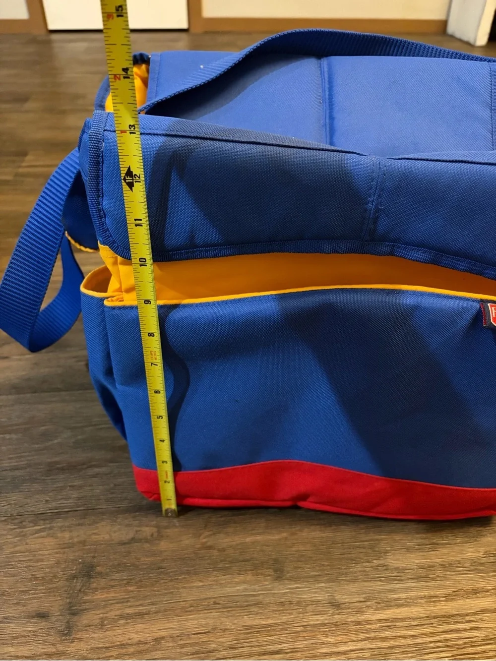 Retro 90’s Vintage Fisher Price Baby Diaper Bag Insulated ColorBlock Cooler Tote